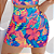 SHORT SAIA BÁSICO TL FLORAL ABSTRATO - Imagem 1