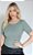 BLUSA RIBANA MANGA CURTA GOLA O TL VERDE MUSGO - Imagem 2