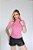 BLUSA RIBANA MANGA CURTA GOLA ALTA TL ROSA - Imagem 1