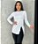 BLUSA MANGA LONGA E FENDA TL BRANCO - Imagem 1