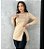 BLUSA MANGA LONGA E FENDA TL NUDE - Imagem 1