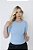 BLUSA RIBANA MANGA CURTA GOLA O TL AZUL CÉU - Imagem 4