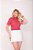 BLUSA RIBANA MANGA CURTA GOLA ALTA TL LISTRADO VERMELHO - Imagem 3