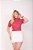 BLUSA RIBANA MANGA CURTA GOLA ALTA TL LISTRADO VERMELHO - Imagem 2