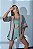 Kimono com Aplicações Rústicas Verde Menta - Imagem 2