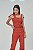 Cropped Feminino Alça Amarração Marsala - Imagem 1