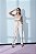 Cropped Decote Reto Feminino Off White - Imagem 2