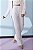 Calça Alfaiataria Reta Cintura Alta Branca - Imagem 1