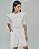 Cropped Feminino Manga Curta Bufante Off White - Imagem 1