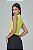 Cropped Feminino em Malha Canelada Verde Limão - Imagem 2