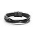Pulseira de Couro Classic - Minimmol Black - Imagem 1