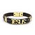 Pulseira de Couro Classic - Nazareno Gold - Imagem 1