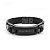 Pulseira de Couro Classic - Mantra Black - Imagem 1