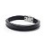 Pulseira de Couro Classic - Grécia Black - Imagem 2