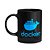 Caneca Dev Docker Preta - Imagem 1