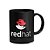 Caneca Red Hat Linux Preta - Imagem 2