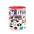 Caneca Friends Icons Moments B-red - Imagem 3