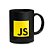 Caneca Dev JS JavaScript - preta (Saldo) - Imagem 1