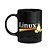 Caneca preta - Tux Linux - Imagem 1