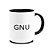 Caneca Linux  - GNU B-black - Imagem 2