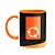 Caneca Linux B-Orange Dark - Ubuntu 2022 - Imagem 1