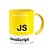 Caneca Dev - JS JavaScript B-yellow - Imagem 2
