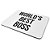 Mouse Pad Geek - World's Best Boss - The Office - Imagem 1
