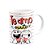 Caneca funny Namorados - Te amo muito! Branca - 325ml - Imagem 2