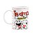 Caneca funny Namorados - Te amo muito! Branca - 325ml - Imagem 1