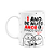 Caneca Flork Namorados - 1 ano de muito amor e pouco sono - Imagem 1