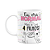 Caneca Flork Mães - Eu era normal, mas aí tive 4 filhos - Imagem 1