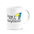 Caneca Geek - How i met my boyfriend - branca 325ml - Imagem 2