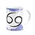 Caneca Divertida Signos - Sou de Câncer - 325ml branca - Imagem 2