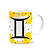 Caneca Divertida Signos - Sou de Gêmeos - 325ml branca - Imagem 3