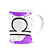 Caneca Divertida Signos - Sou de Libra - 325ml branca - Imagem 2