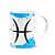 Caneca Divertida Signos - Sou de Peixes - 325ml branca - Imagem 2