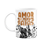 Caneca - Amor de quatro patas - Cachorro Buldogue francês - Imagem 1