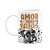 Caneca - Amor de quatro patas - Cachorro Boxer - Imagem 1