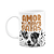 Caneca - Amor de quatro patas - Cachorro Jack Russell - Imagem 1