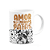 Caneca - Amor de quatro patas - Cachorro Schnauzer - Imagem 2