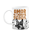 Caneca - Amor de quatro patas - Cachorro Pastor Alemão - Imagem 1