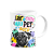 Caneca - Lar é onde meu pet está - Cachorro Pug - Imagem 2