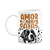 Caneca - Amor de quatro patas - Cachorro São Bernardo - Imagem 1