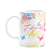Caneca Floral Professor - Educar é arte - Branca - Imagem 1