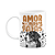 Caneca - Amor de quatro patas - Cachorro Bernese - Imagem 1
