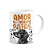 Caneca - Amor de quatro patas - Cachorro Salsicha Dachshund - Imagem 2