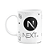 Caneca Geek Dev Programador - Next JS - 325ml branca - Imagem 1