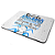 Mouse Pad Funny Signos - Sou de Aquário - Imagem 1