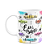 Caneca Amor e fé - Eu Sou - 325ml branca - Imagem 1
