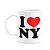 Caneca I Love NY - Nova York - 325ml branca - Imagem 1